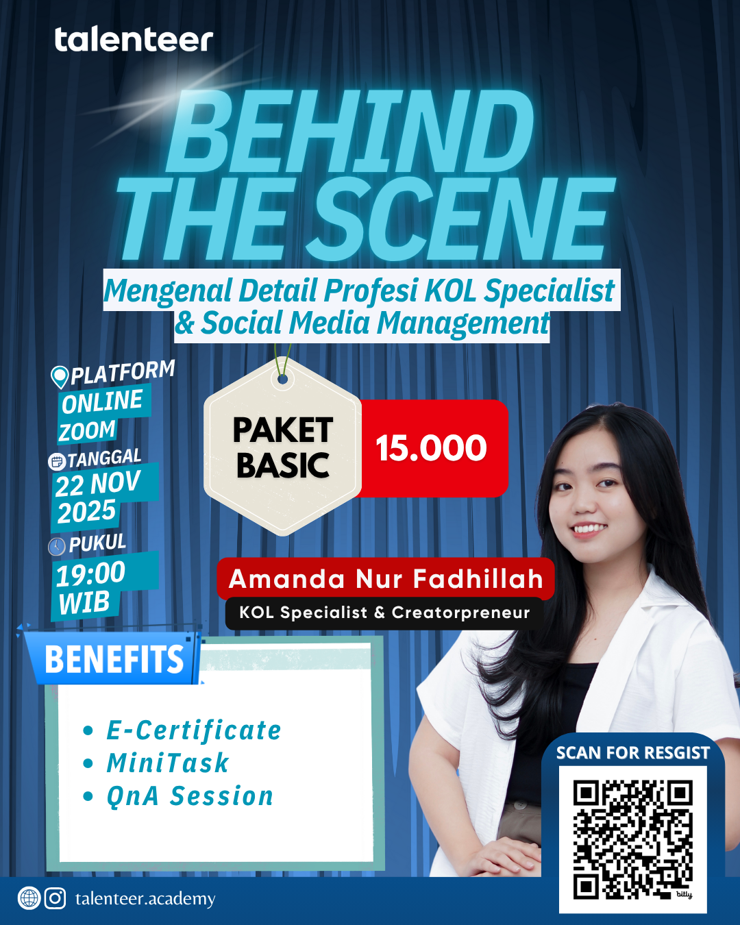 Promo BEHIND THE SCENE PAKET BASIC