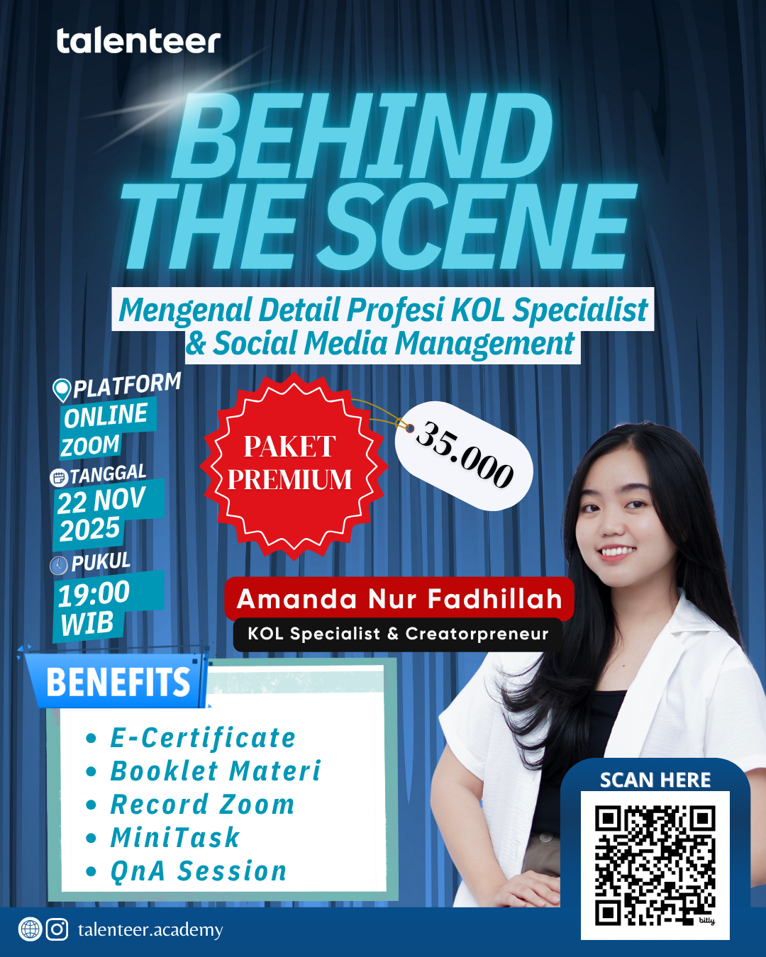Promo BEHIND THE SCENE PAKET PREMIUM