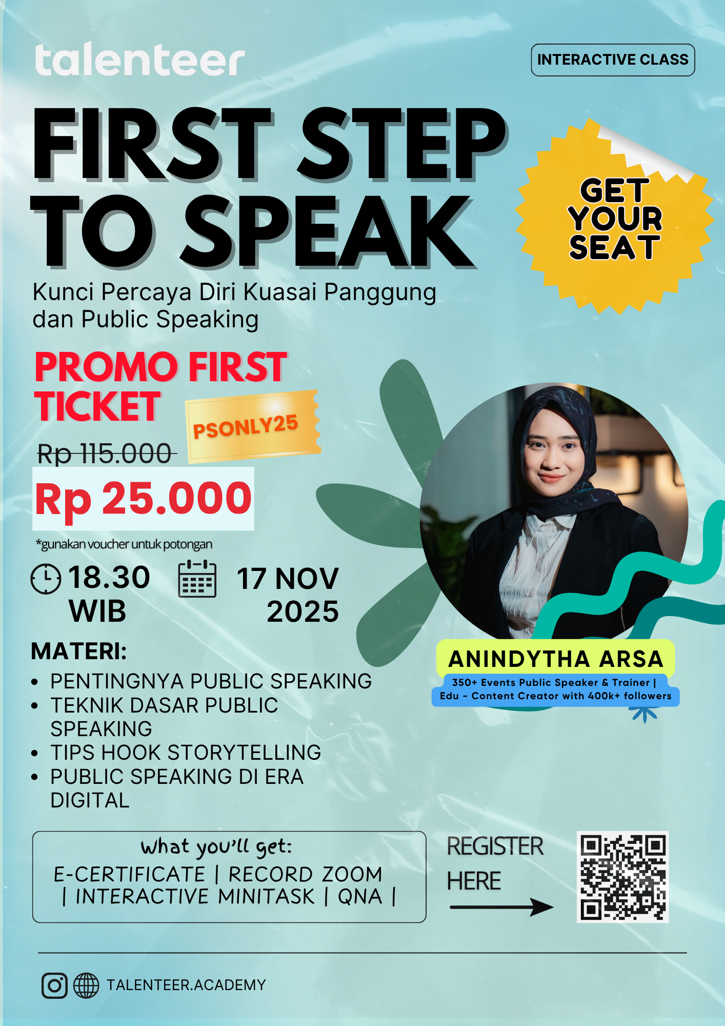 Promo FIRST STEP TO SPEAK